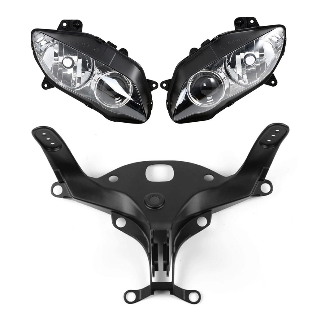 Front Headlight Assembly & Fairing Stay Bracket for Yamaha YZF R1 (2004–2006)