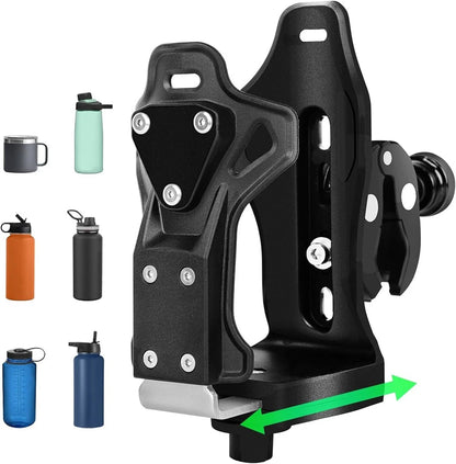 Universal Adjustable Cup Holder for Motorcycle ATV - Anti Theft