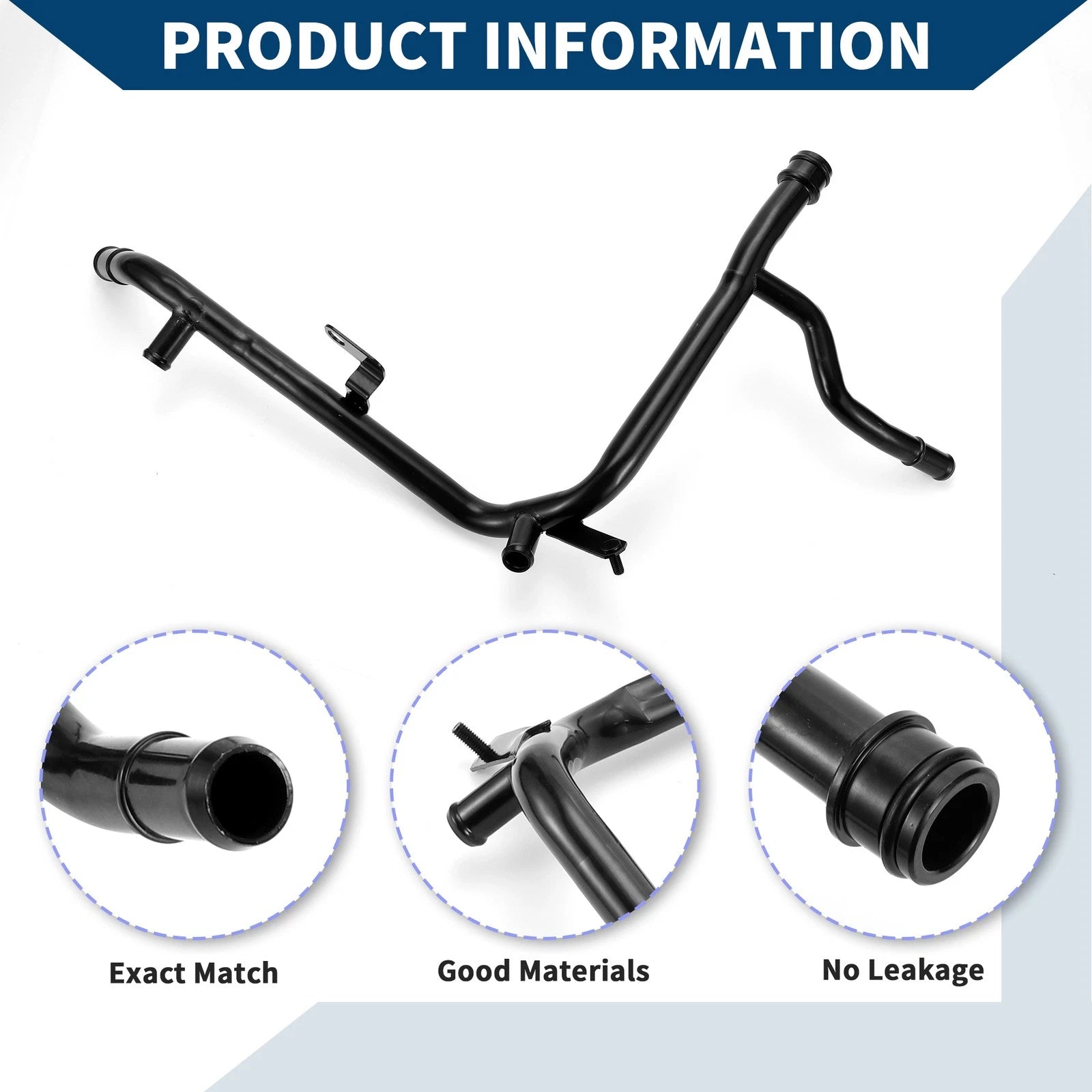 Engine Coolant Crossover Pipe for Volkswagen Beetle (2003–2005) No. 06A121065CA