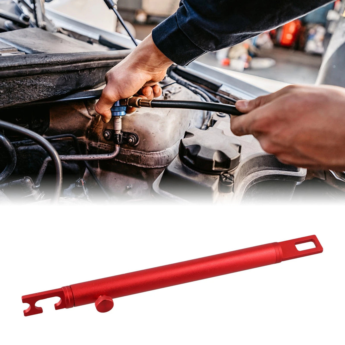 Car Tailgate Stand with Adjustable Height for Polishing and Ventilation