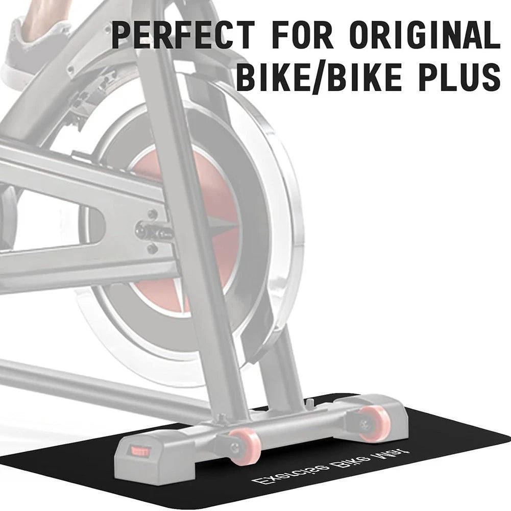 Exercise Bike Mat for Easy Cleaning and Portability