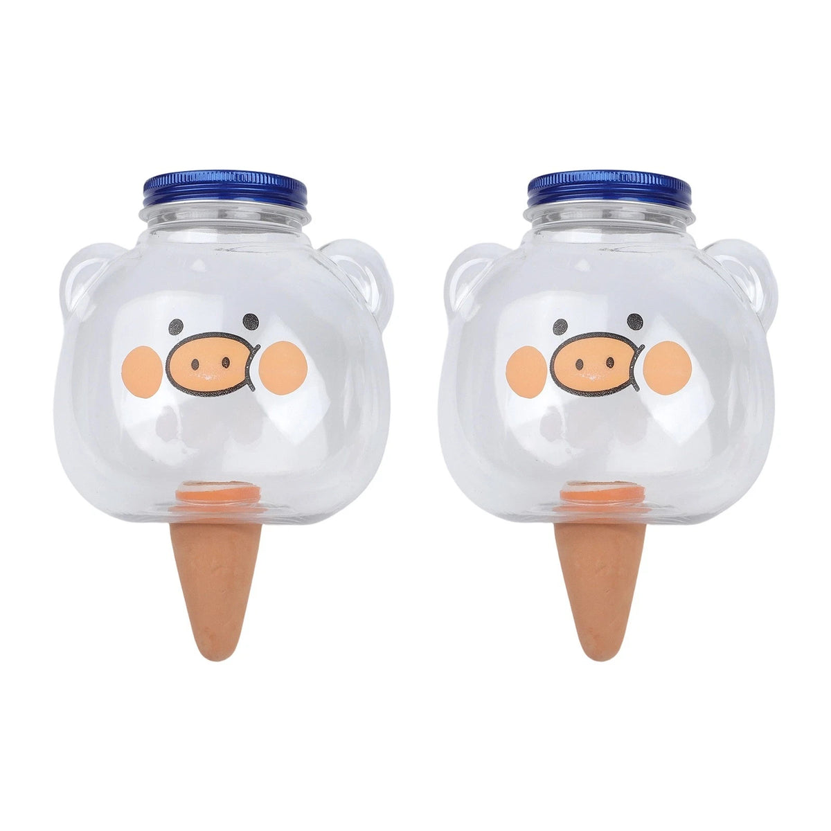 2X Automatic Plant Watering Devices Pig Shape Slow Release Tool