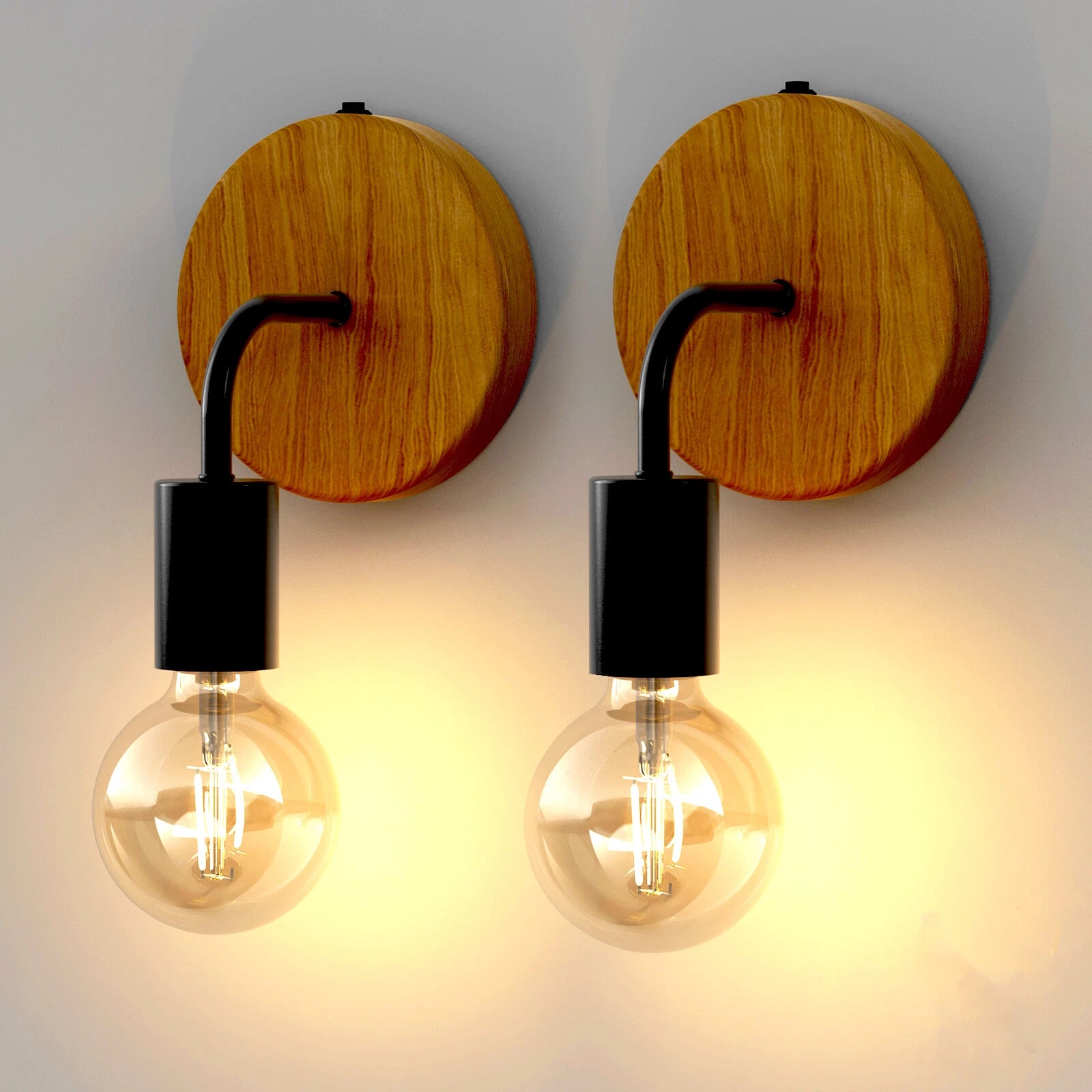 2X Modern Wall Sconce Bathroom Vanity Light Waterproof for