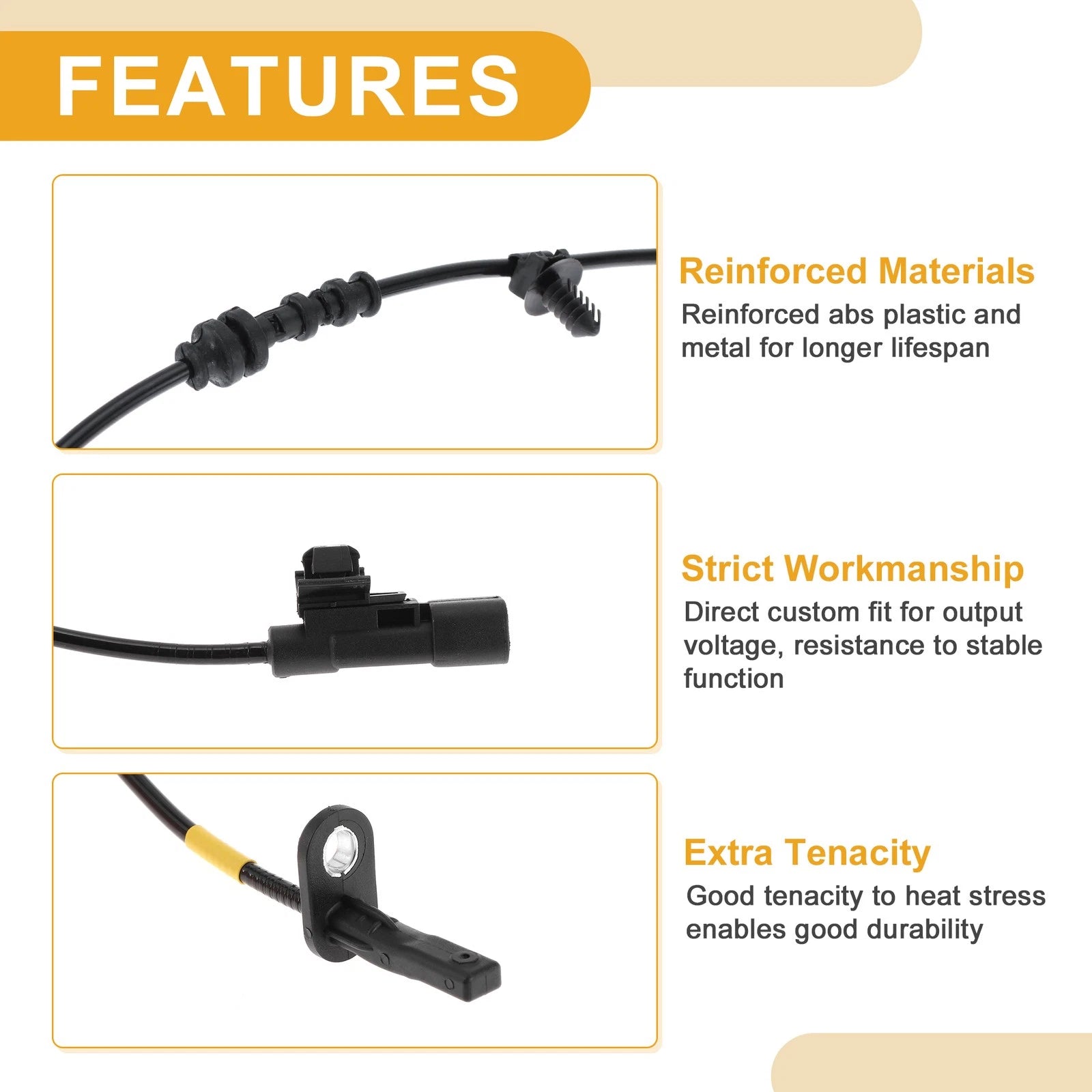 Wheel Speed Sensor Replacement for Chevrolet Malibu Front (2008–2012)