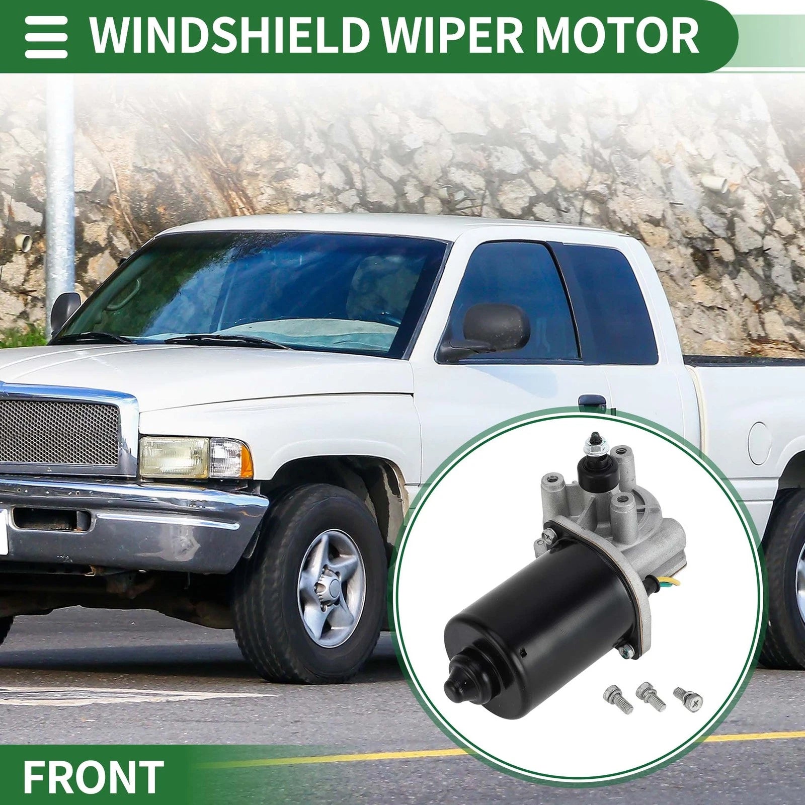 Front Windshield Wiper Motor for Dodge Dakota 1989–1996 Replacement