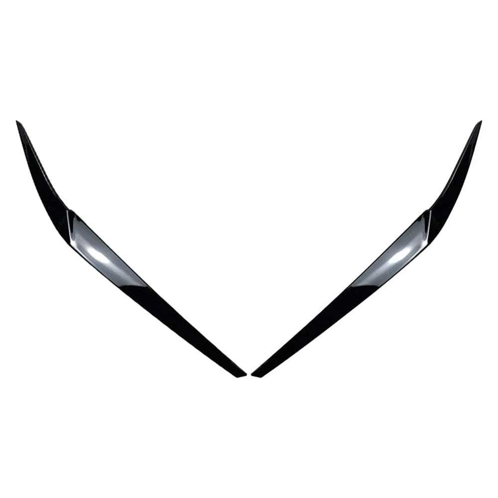 Left & Right Headlight Eyebrow Eyelid Trim for BMW 5 Series G30 (2017–2023)