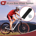 Bicycle Wheel Spokes 185mm Steel Set for 12G (36-Pack) (45mm)