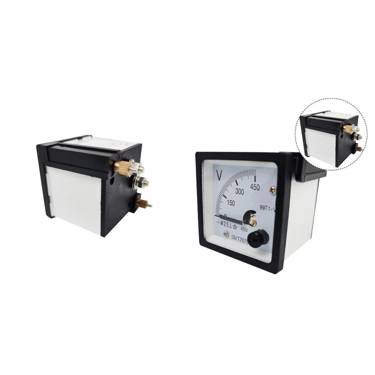 Analog Panel Ammeter for Electrical Control Devices (AC250V/300V/450V)