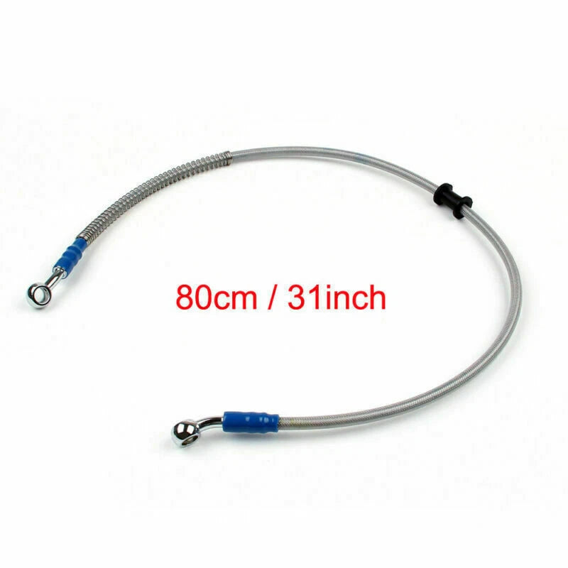 M10 Brake Oil Hose Line with Banjo Fitting for UK Vehicles (80cm/31")