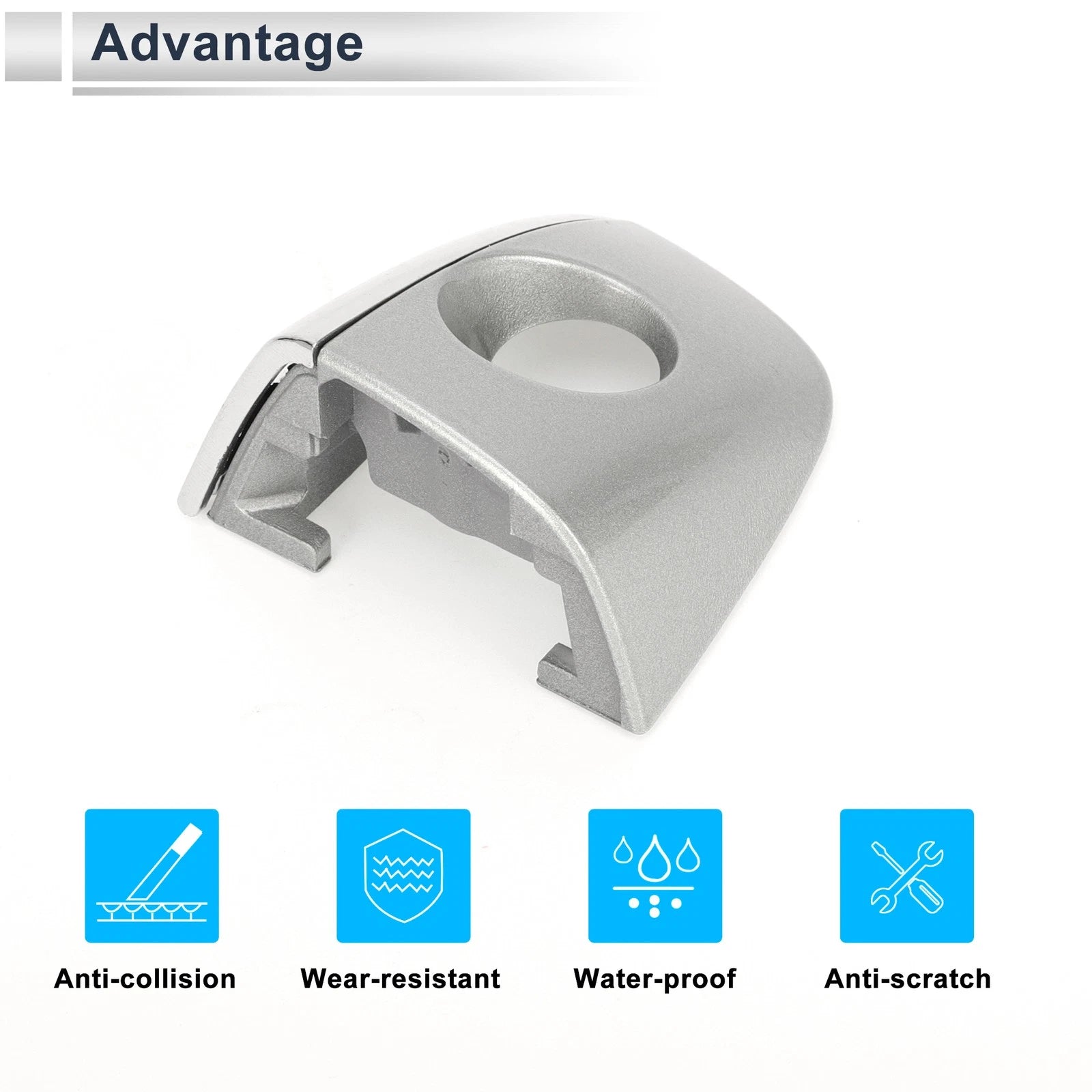 Front Left Door Handle Cover Lock Cap Replacement for Audi Q5 (2013–2017)