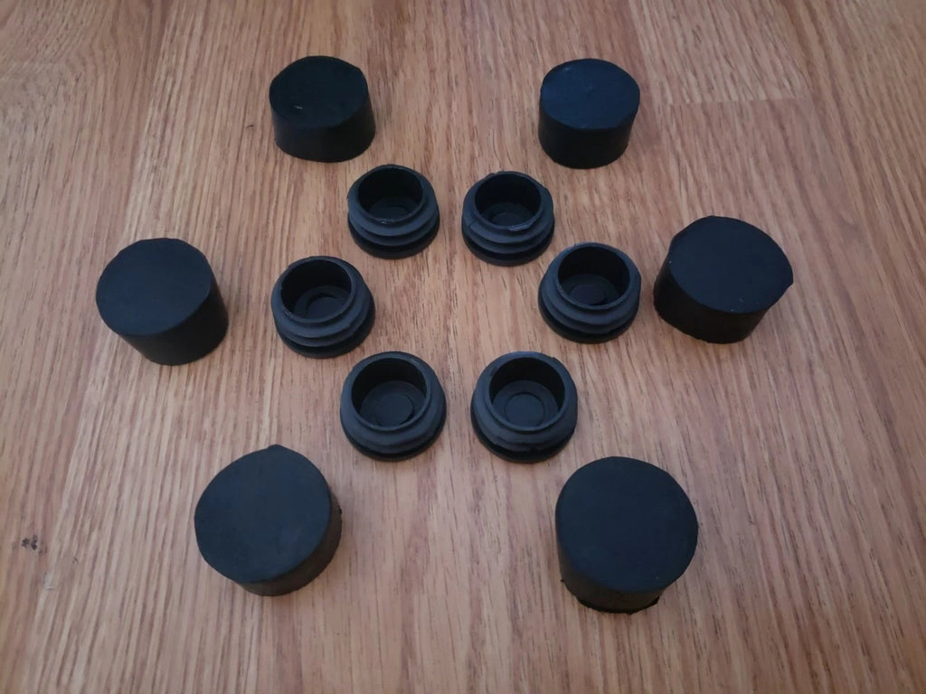 Set of 6 Replacement Leg Caps for Bellicon Rebounder Trampoline