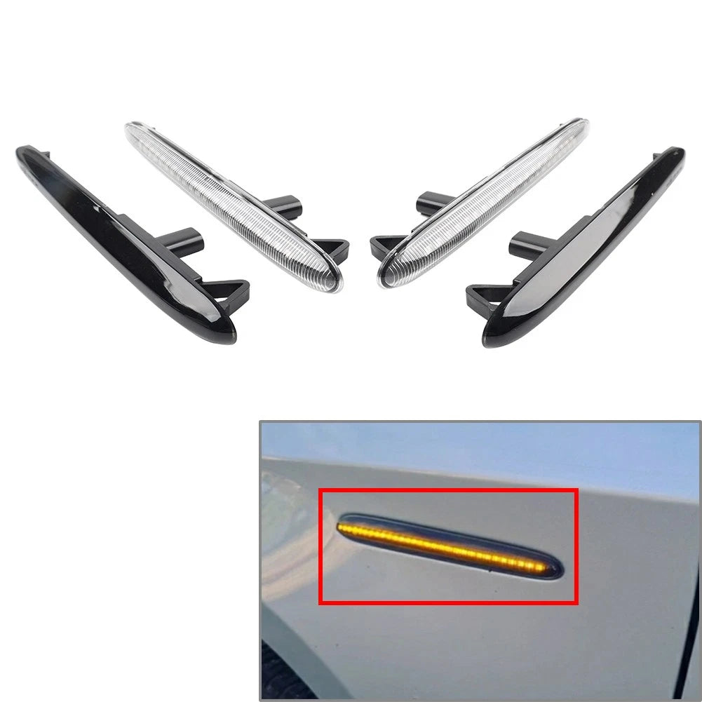 Sequential LED Front Fender Side Marker Light For Alfa Romeo Giulietta 2010-2021