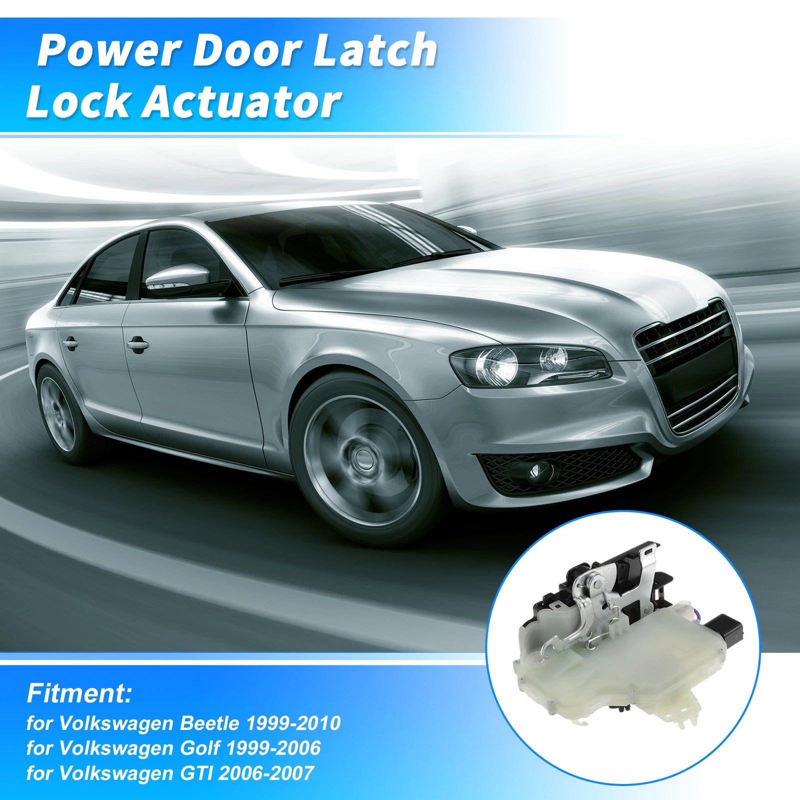 Front Left Power Door Lock Actuator Replacement for Volkswagen Beetle (1999–2010)
