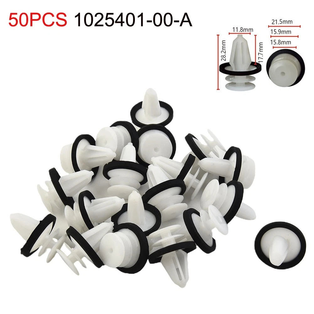 50 Pack Door Trim Panel Retainer Clips for Tesla Model X S