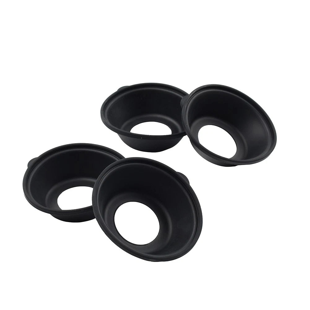 4Pcs Rubber Membrane Carburetor Plunger Vacuum Diaphragms For Suzuki GS200 GN200
