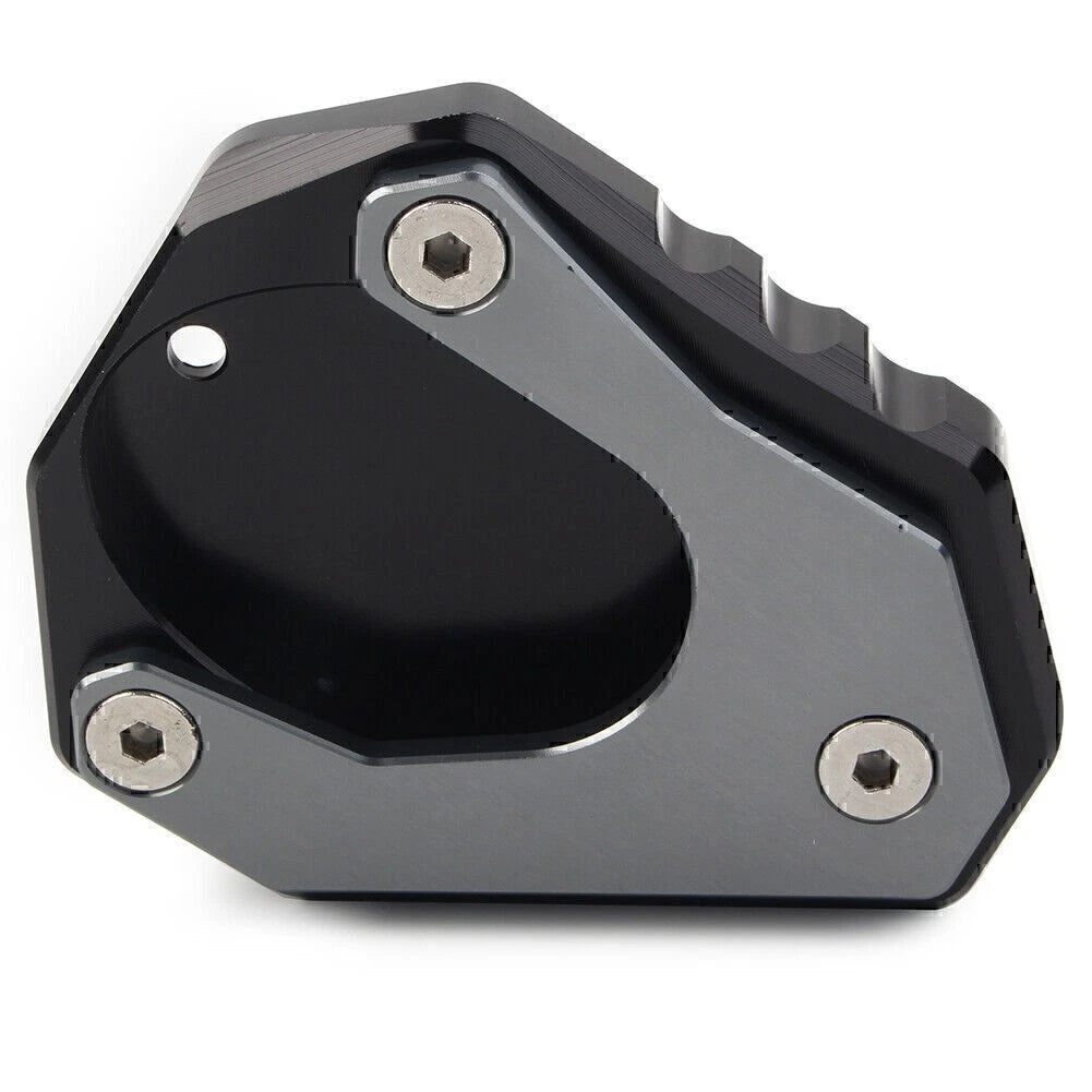 CNC Gray Foot Stand Side Extension Plate for KAWASAKI Ninja 400 Versys650 KLX250
