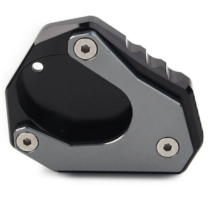 CNC Gray Foot Stand Side Extension Plate for KAWASAKI Ninja 400 Versys650 KLX250