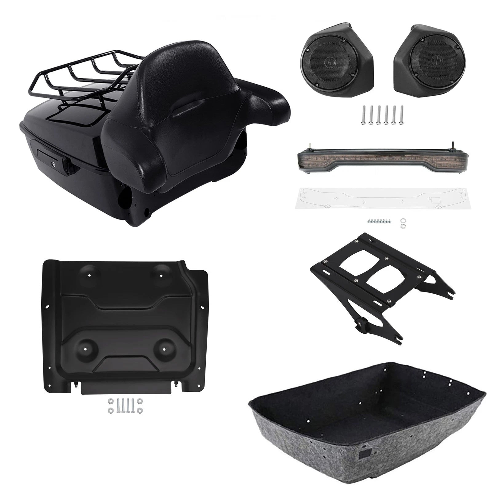 LED Light Speakers Plate for Harley Touring (2014–2026)