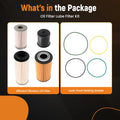 Filter Kit for MX13 Engine (1922496, 2277129, K37-1029, 2234788PE) 4Pcs