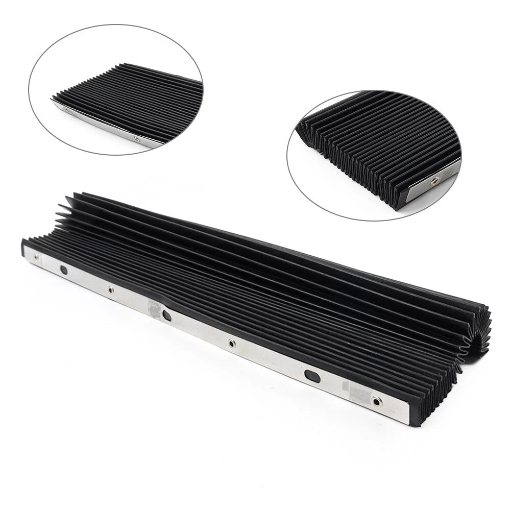Rubber Accordion Way Cover for Bridgeport Milling Machine (400x600mm)