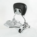 Sissy Bar Luggage Rack Backrest Docking Kit for Harley Touring (2014–2024) Chrome