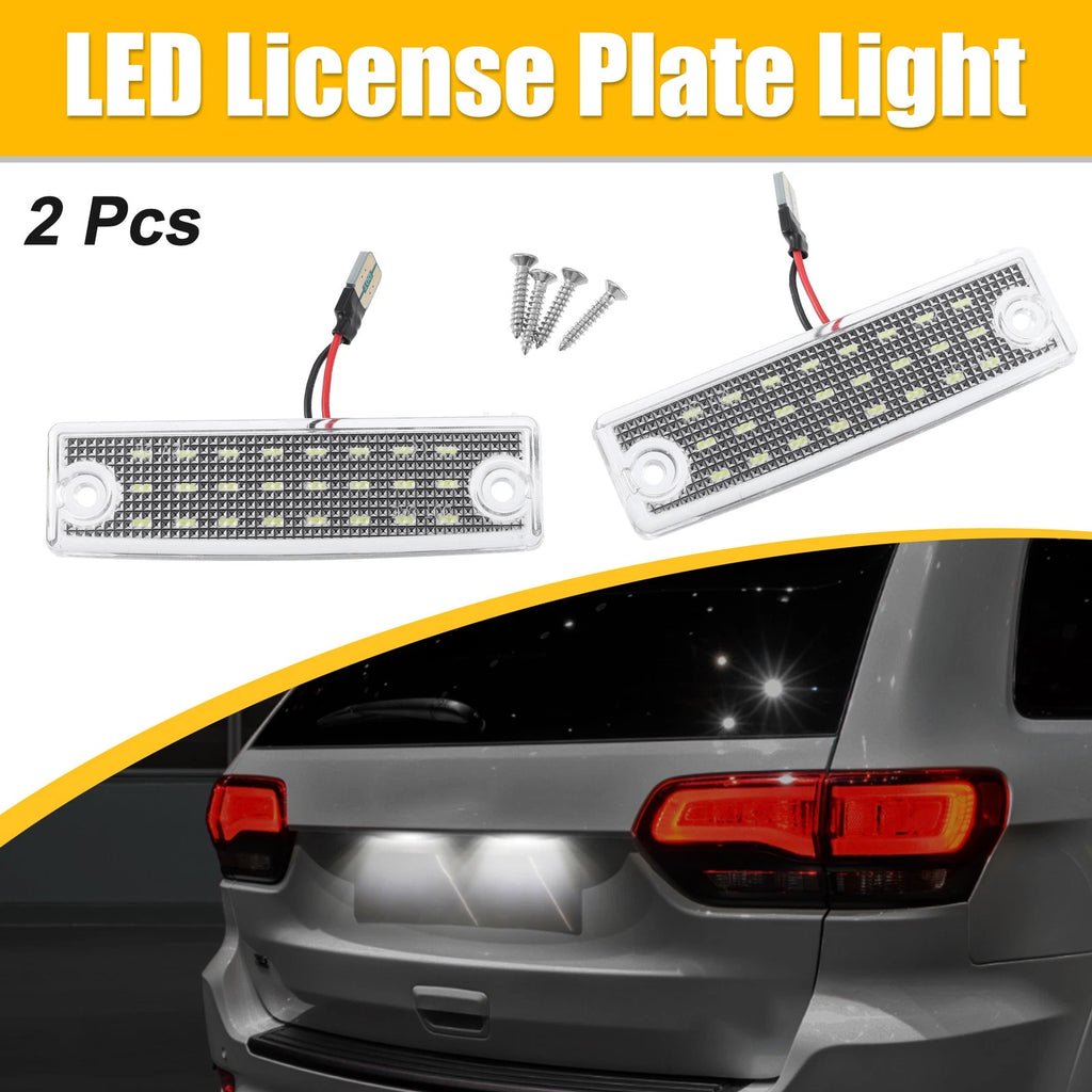 LED License Plate Light Lamp Assembly 2pcs for Toyota 4Runner (2010–2024)