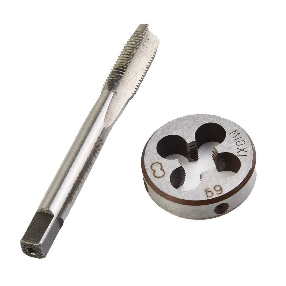 M10 X 1.0mm Tap and Die Set for Right-Handed Threads