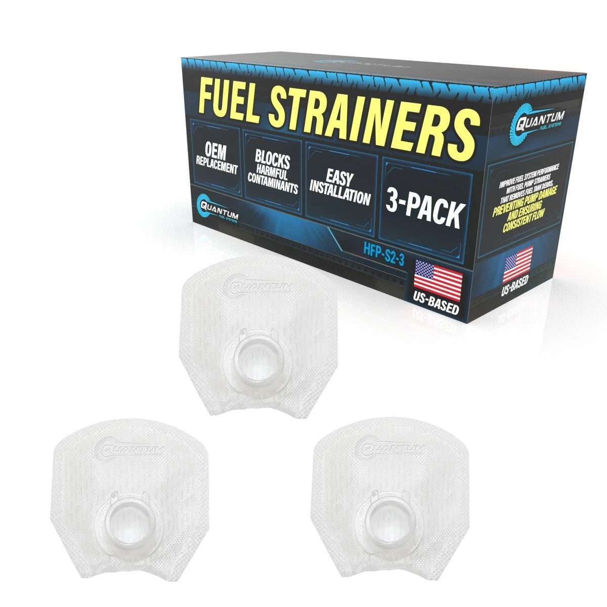 3X Fuel Pump Filter Strainers for Honda CBR650F (2014–2020) #