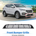 Lower Grille Front Bumper Grille Replacement for Hyundai Santa Fe (2017–2018)