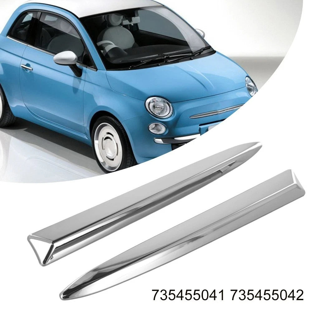 Chrome Upper Bumper Trim for FIAT 500 (2007–2015) ABS