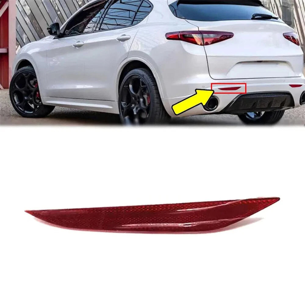 Left Rear Bumper Reflector For Alfa Romeo Stelvio 2017 2018 2019 2020 2021 2022