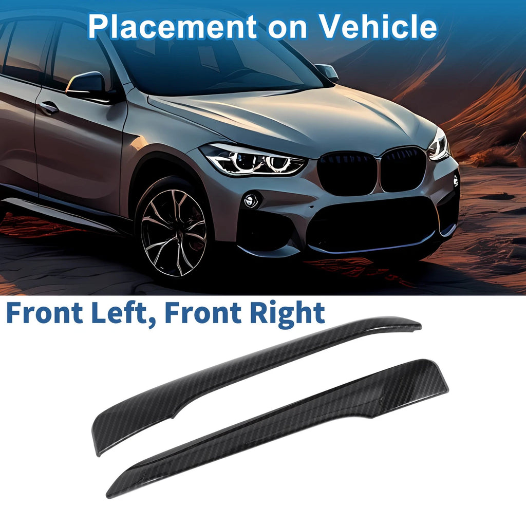 Headlight Trim Bezel Front Left Right Replacement for BMW X1 F48 (2016–2019)
