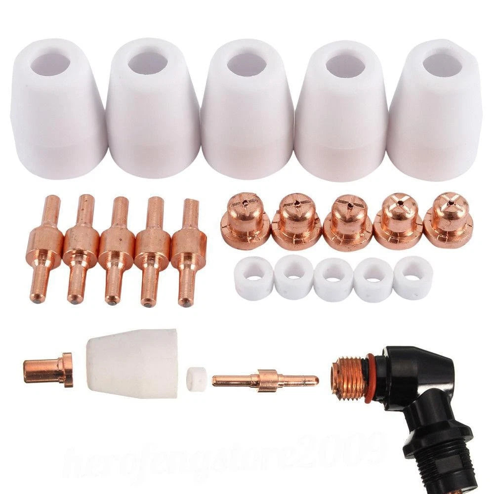 20-Piece PT31 Plasma Kit Electrode Nozzle Torch for PT31 (40)