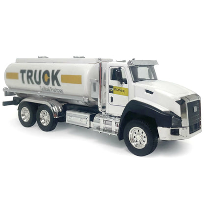 1:50 Alloy Tanker Trailer Truck Model Car Diecast Pull Back Toy