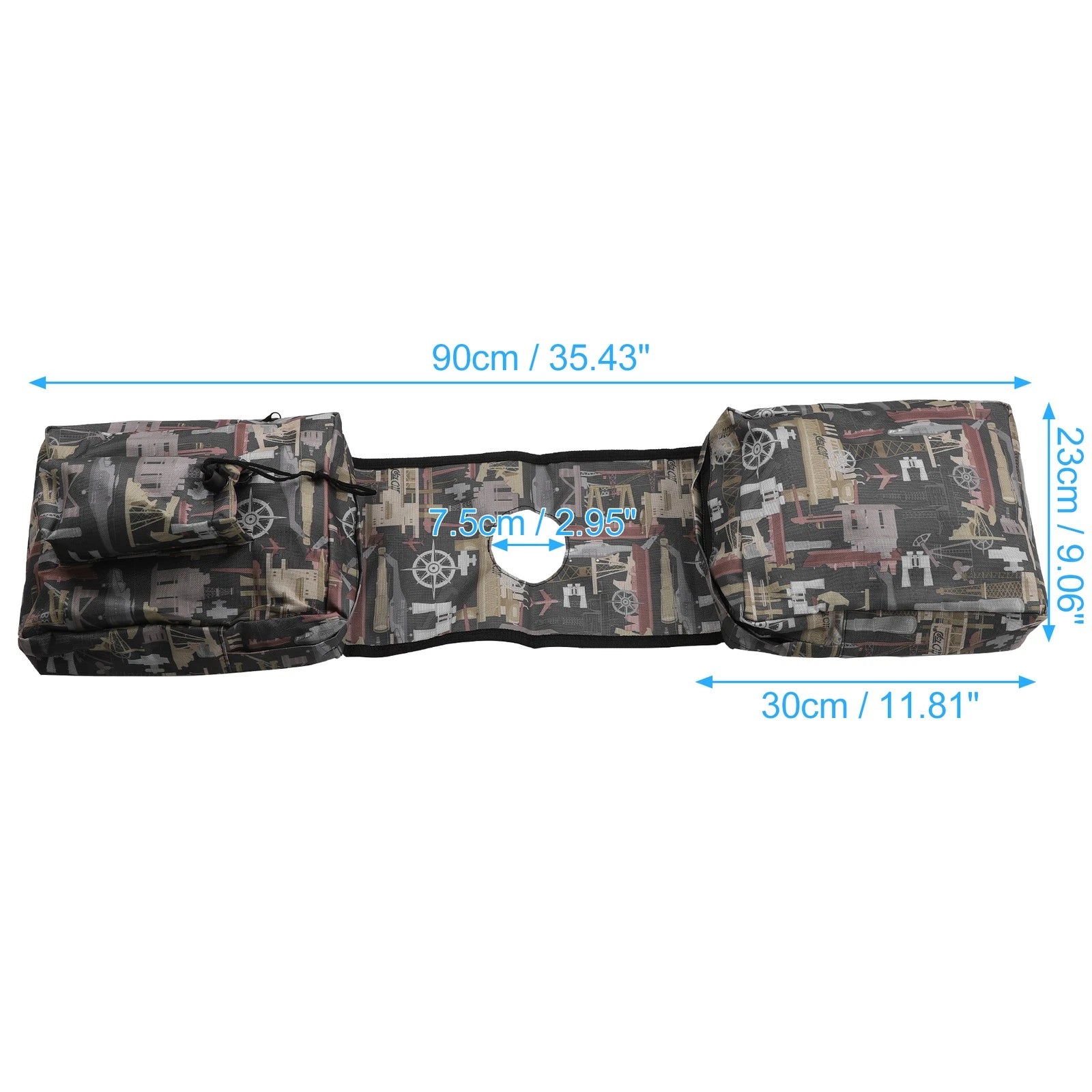 Saddlebags Cargo Pouch Storage Bag for ATV UTV Motorcycle (Universal)