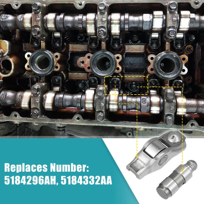 Rocker Arm and Valve Lifter Kit 12 Piece for Chrysler 200 300 Dodge Charger (2011–2019)