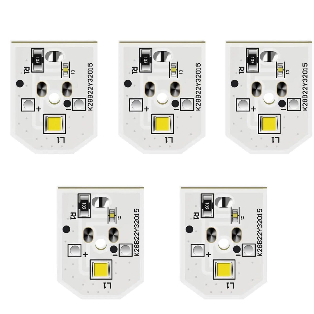 5PCS LED Light Board for GE Refrigerator GFE26GGHCBB