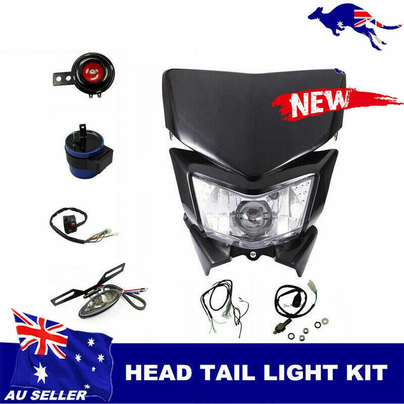 Headlight Kit for Atomik Pitpro DHZ TDR Dirt Pit Bike