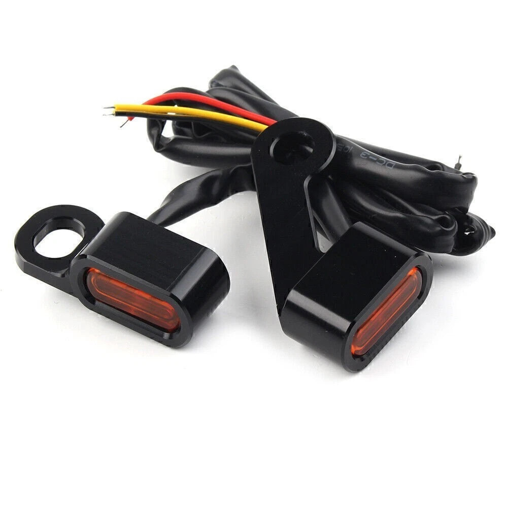 Mini LED Turn Signal Amber Light for Harley Sportster 883 1200 (2004–2021)