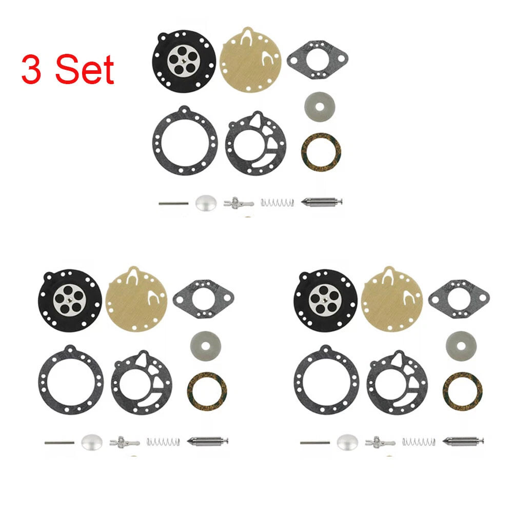 Set of 3 Carburetor Gasket Kit for TILLOTSON RK-83HL RK-113HL RB-42
