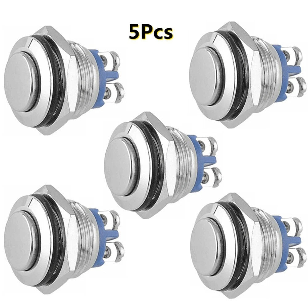 Waterproof 30 Amp Momentary Button Switch 16mm