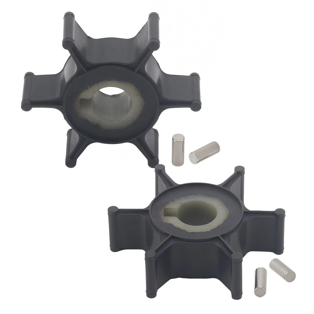 Water Pump Impeller & Pin for Mercury Mariner Outboard 2 Stroke (47-80395M)