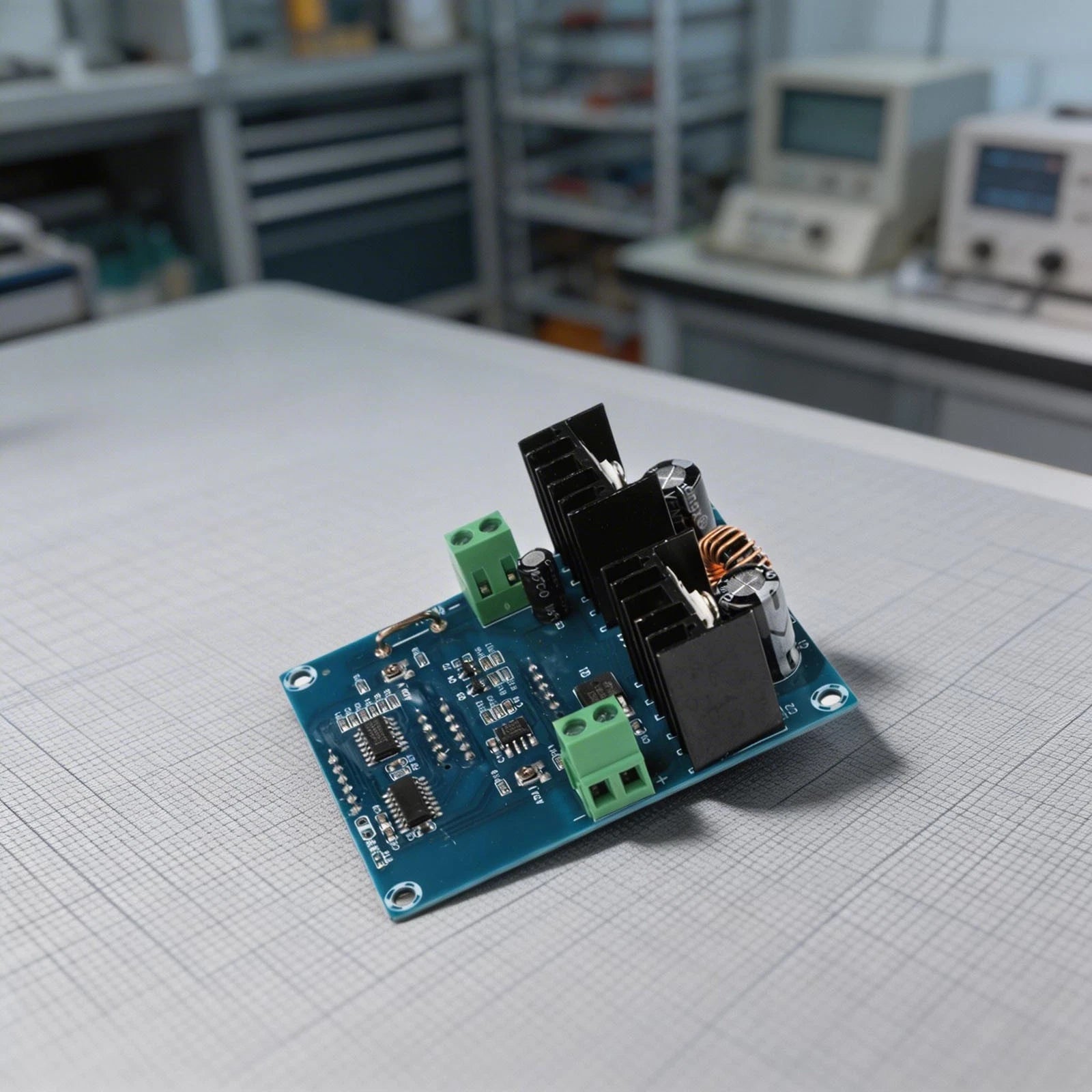 Digital Voltage Regulator Module with Current Display for DC Power