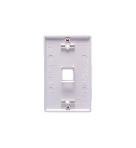 Wall Plate for ICC IC107FFWWH (1-Port, White)