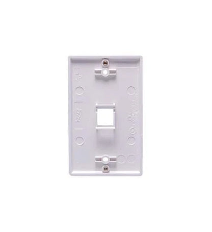Wall Plate for ICC IC107FFWWH (1-Port, White)