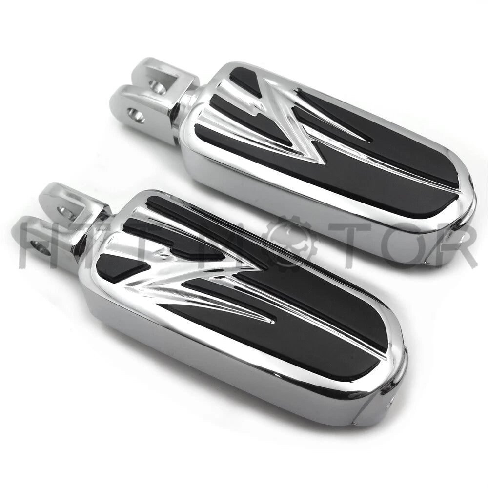 Flash Lightning Foot Peg Footrest for Harley FXBB FXBR FXBRS FXLR (2018–2023)