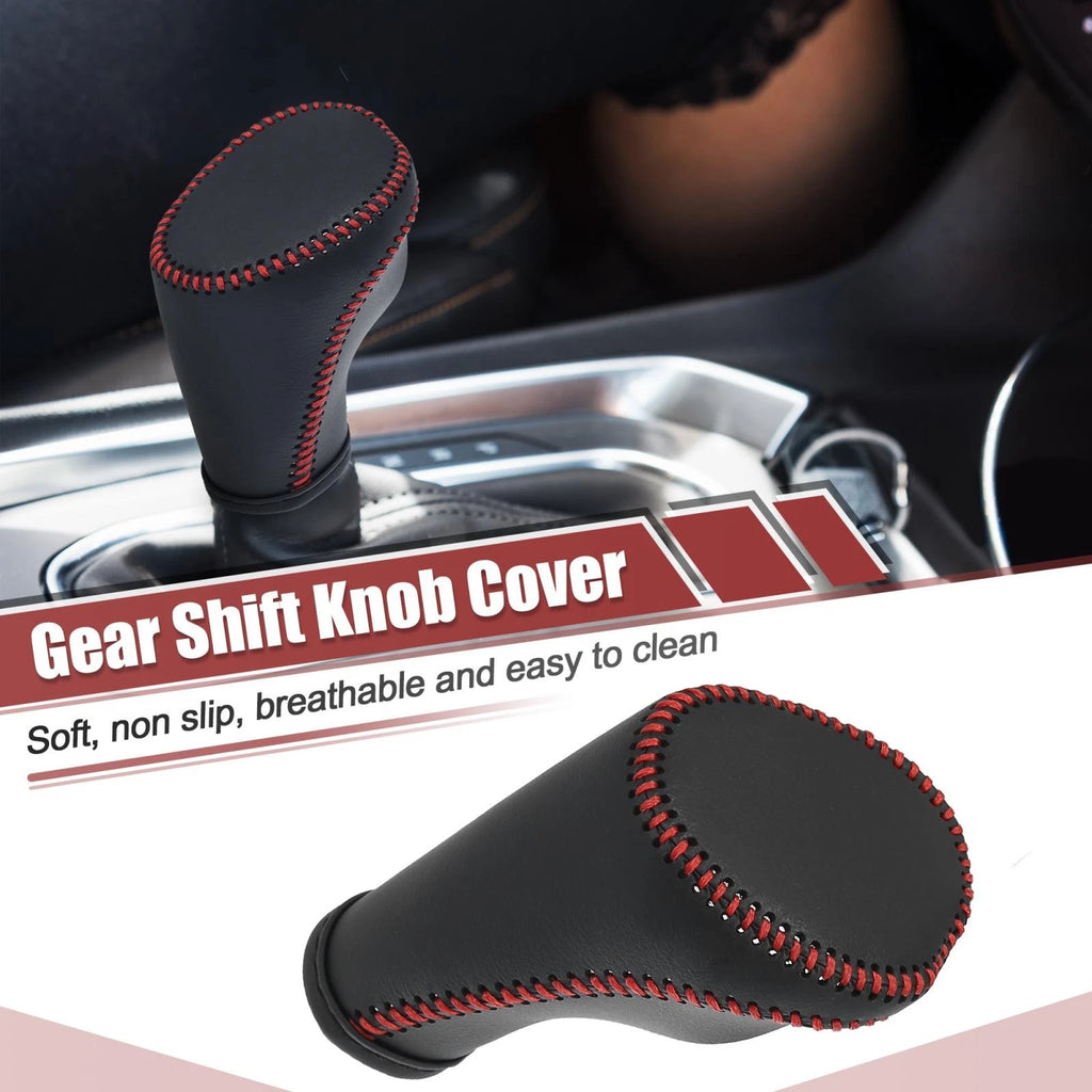 Gear Shift Knob Cover Protector Red Thread for Chevrolet Equinox (2018–2021)
