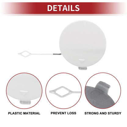Rear Tow Hook Cover for BMW 428i (2014–2016) No. 51128060849 White