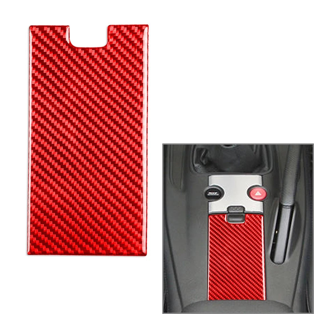 Center Console Storage Box Panel Cover Trim for Honda S2000 (2004–2009) Carbon Red