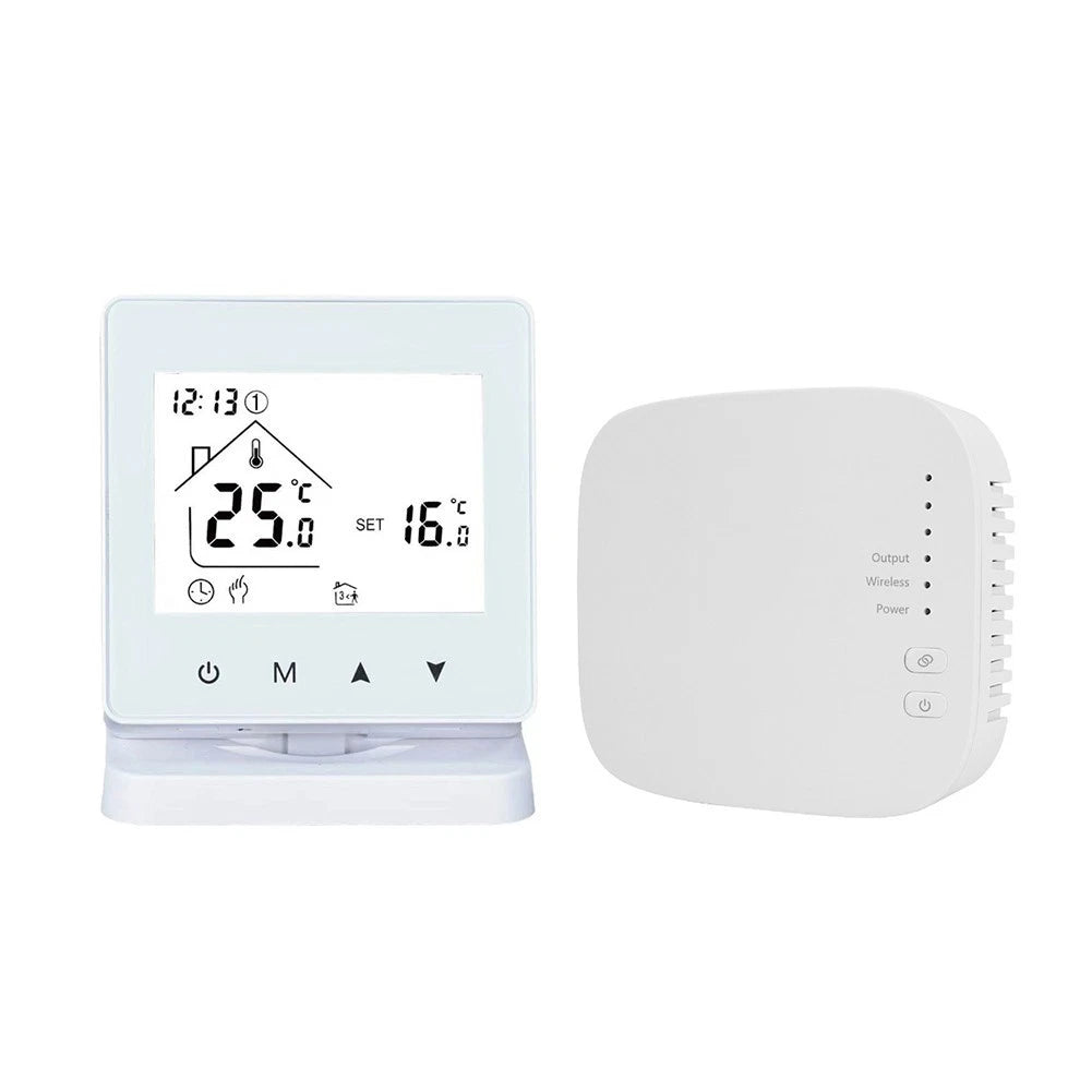 Easily Adjustable RF433 Thermostat for Personalized Heating Comfort